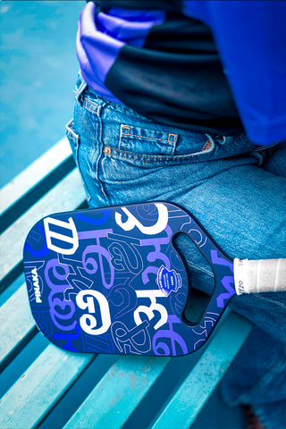 Arena Pro (Royal Purple Paddle + Tshirt + Sling Bag + Cap)