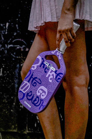 Pinaka Lavender paddle held in different angle