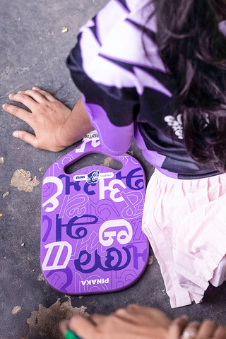 Pinaka Lavender paddle held in different angle